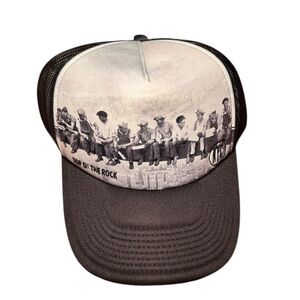 Unbranded Women's Grey and Black Hat
